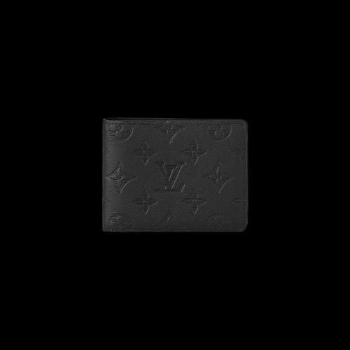 Black Leather LV Wallet