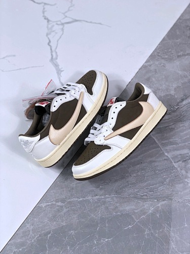 Travis x Air Jordan  Sail and Ridgerock